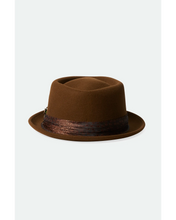 Load image into Gallery viewer, Brixton Stout Pork Pie Hat Coffee Check
