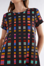 Load image into Gallery viewer, Elk Haki Dress Tessela Print