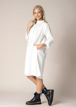 Load image into Gallery viewer, Imagine Fashion Cove Cotton Dress Cream