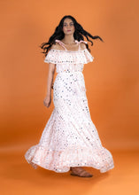 Load image into Gallery viewer, Anannasa Angel Off Shoulder Maxi Dress Peach