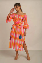 Load image into Gallery viewer, Anannasa Malta Off Shoulder Dress