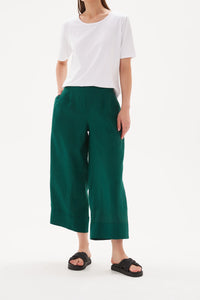Tirelli Classic Linen Pant Emerald Green