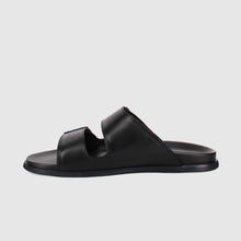 Load image into Gallery viewer, Wild Rhino Acton Mens Slide Sandals Black