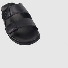 Load image into Gallery viewer, Wild Rhino Acton Mens Slide Sandals Black