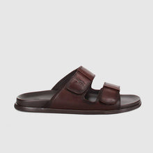 Load image into Gallery viewer, Wild Rhino Acton Mens Slide Sandals Brown