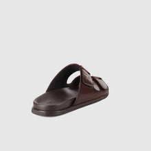 Load image into Gallery viewer, Wild Rhino Acton Mens Slide Sandals Brown