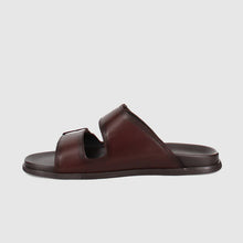 Load image into Gallery viewer, Wild Rhino Acton Mens Slide Sandals Brown
