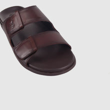 Load image into Gallery viewer, Wild Rhino Acton Mens Slide Sandals Brown