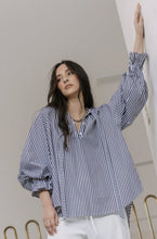 Load image into Gallery viewer, ALEXANDRA Danill Blouse Black Stripe