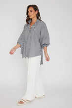 Load image into Gallery viewer, ALEXANDRA Danill Blouse Black Stripe