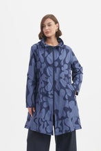 Load image into Gallery viewer, Tirelli Adjustable Waist Print Parka Blue/Navy Blot