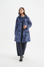 Load image into Gallery viewer, Tirelli Adjustable Waist Print Parka Blue/Navy Blot