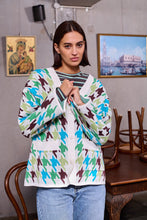 Load image into Gallery viewer, Barry Made Pimm Cardi Houndstooth