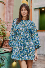Load image into Gallery viewer, Barry Made Cilo Dress Blue Floral