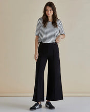 Load image into Gallery viewer, Betty Basics Elodie Wide Leg Ponte Pant Black
