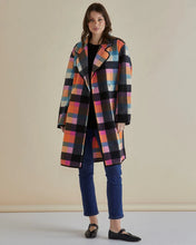 Load image into Gallery viewer, Betty Basics Ellie Coat Rainbow Check Multi