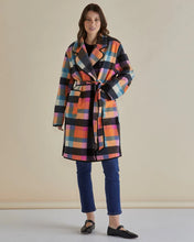 Load image into Gallery viewer, Betty Basics Ellie Coat Rainbow Check Multi