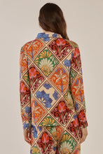 Load image into Gallery viewer, Betty Basics Frida Frill Shirt Villa Floral Print