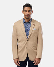 Load image into Gallery viewer, Brooksfield BFU970 Narrow Stripe Blazer Latte