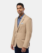 Load image into Gallery viewer, Brooksfield BFU970 Narrow Stripe Blazer Latte
