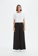 Load image into Gallery viewer, Tirelli Deep Cuff Palazzo Pant Black