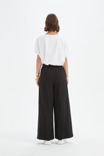 Load image into Gallery viewer, Tirelli Deep Cuff Palazzo Pant Black