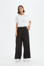 Load image into Gallery viewer, Tirelli Deep Cuff Palazzo Pant Black