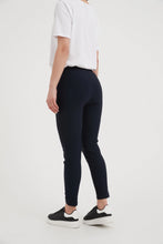 Load image into Gallery viewer, Tirelli Straight CROP Pant High Ankle Navy