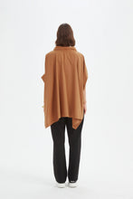 Load image into Gallery viewer, Tirelli Statement Neck Tunic Russet