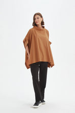 Load image into Gallery viewer, Tirelli Statement Neck Tunic Russet