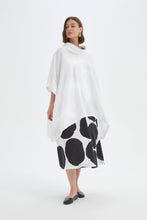 Load image into Gallery viewer, Tirelli Oversized Collar Poncho White