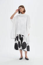 Load image into Gallery viewer, Tirelli Oversized Collar Poncho White