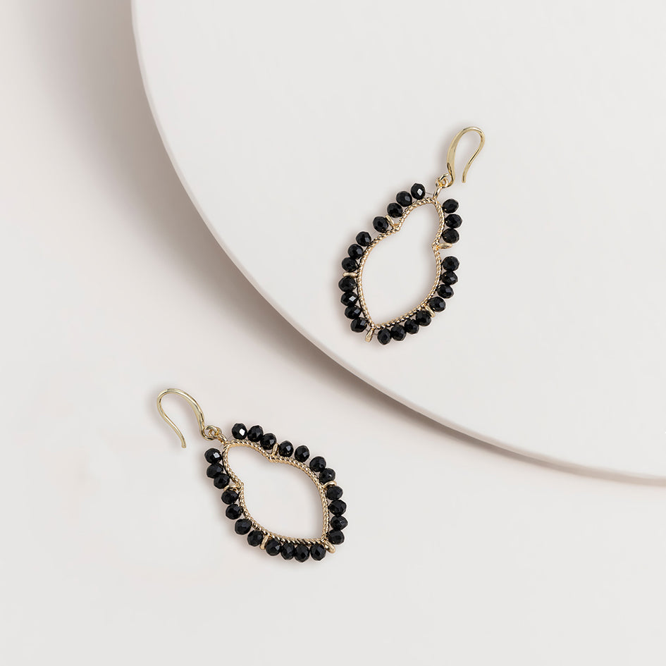 Moroccan Hook Earrings Silver