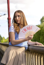 Load image into Gallery viewer, Fisura 'I'm Hot' Hand Fan With Gift Box Beige