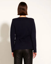Load image into Gallery viewer, Fate + Becker Beverly Knit Blazer Cardi Navy
