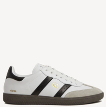 Load image into Gallery viewer, Goodsole 2001 Parallel White/Black Mens Leather Sneaker