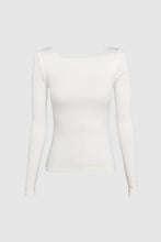 Load image into Gallery viewer, Madison The Label Caden Long Sleeve Top White