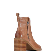 Load image into Gallery viewer, EOS Charity Zip Ankle Boot Latte Leather