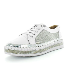 Load image into Gallery viewer, Just Bee Cristel White Smooth Leather