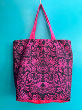 Load image into Gallery viewer, Anna Chandler Design Double Sided Canvas Bag Florabel Black