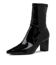 Load image into Gallery viewer, Django & Juliette Nider Black Stretch Patent