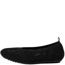 Load image into Gallery viewer, Django & Juliette Vaya Knit Flats Black