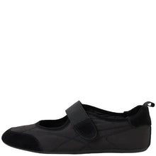 Load image into Gallery viewer, Django & Juliette Britas Ballet Sneakers Black Suede Fabric