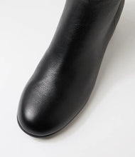 Load image into Gallery viewer, Django & Juliette Bijous Black Leather Boots