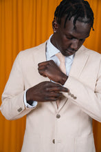 Load image into Gallery viewer, James Harper JHJ96 Check Blazer Natural