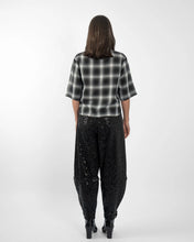 Load image into Gallery viewer, M. A. Dainty Trucker Pants Black Sequins