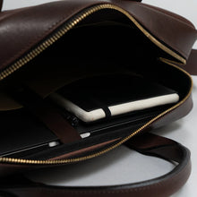 Load image into Gallery viewer, ATKM Marquis Leather Briefcase Australian Chestnut