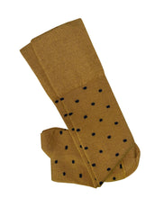 Load image into Gallery viewer, Tightology Merino Wool Socks Dotty Mustard