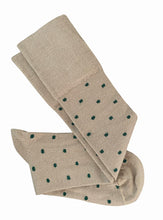 Load image into Gallery viewer, Tightology Merino Wool Socks Dotty Sand