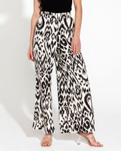 Load image into Gallery viewer, Fate + Becker Paradise Wide Leg Pant Abstract Animal
